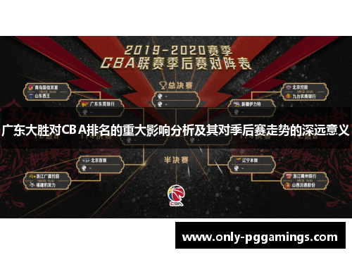 广东大胜对CBA排名的重大影响分析及其对季后赛走势的深远意义